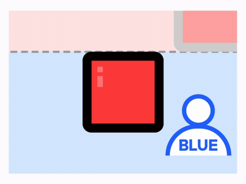 RED & BLUE 블루팀 입력 시간 차등 진행 예시